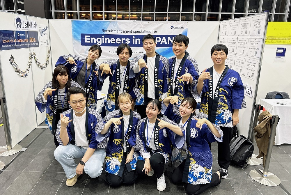 Daijob Career Fair 社員全員_法被前